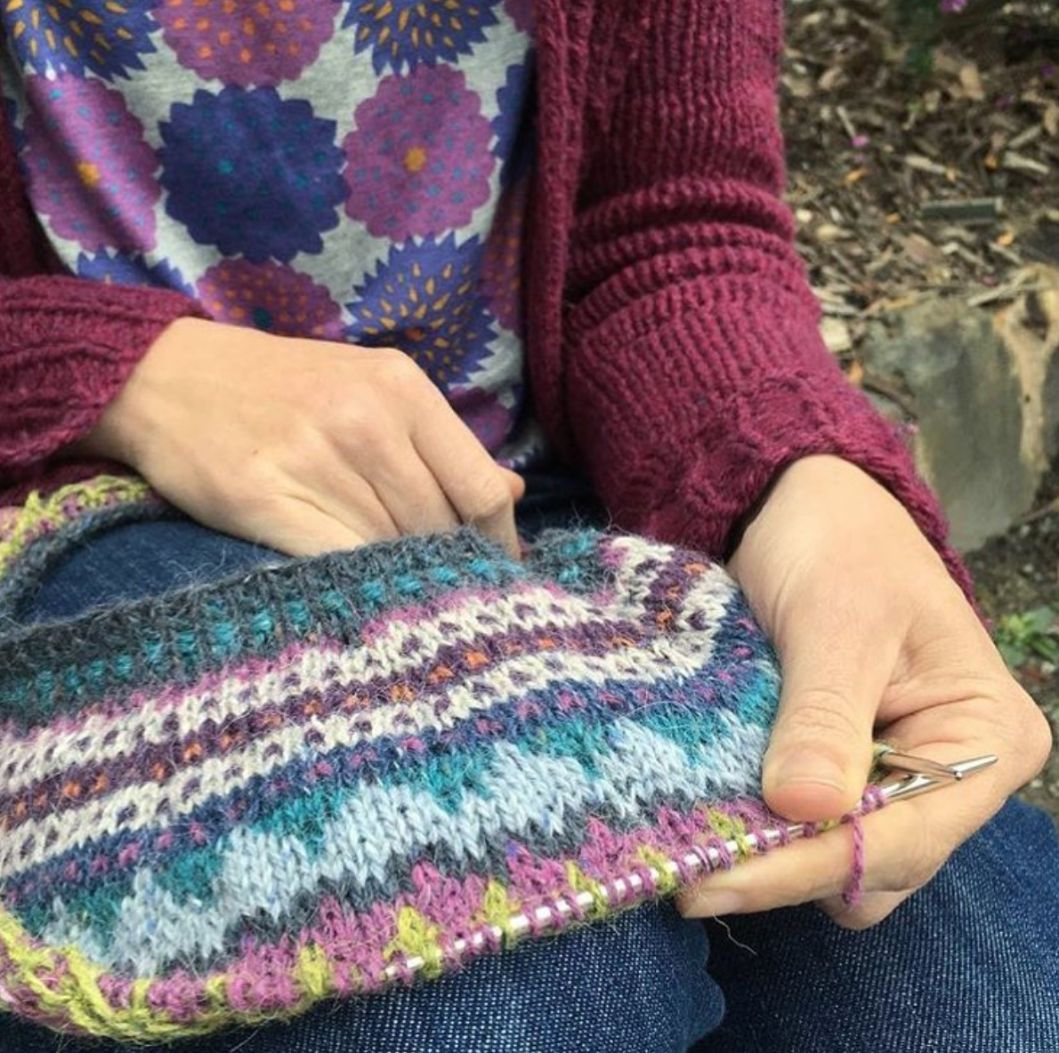 Deuxième Classe SCRAP SWEATER スゥエット ネイビー